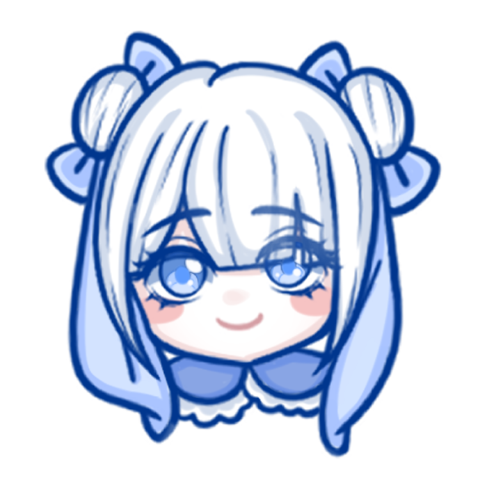 秋奈藍白色角色